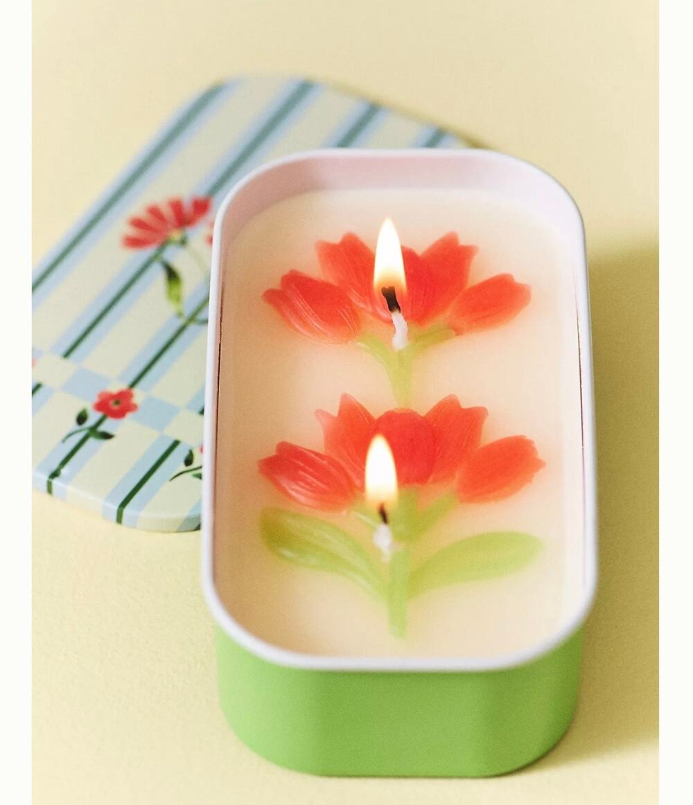 Maeve Floral Wildflower Bouquet Tinned Candle
